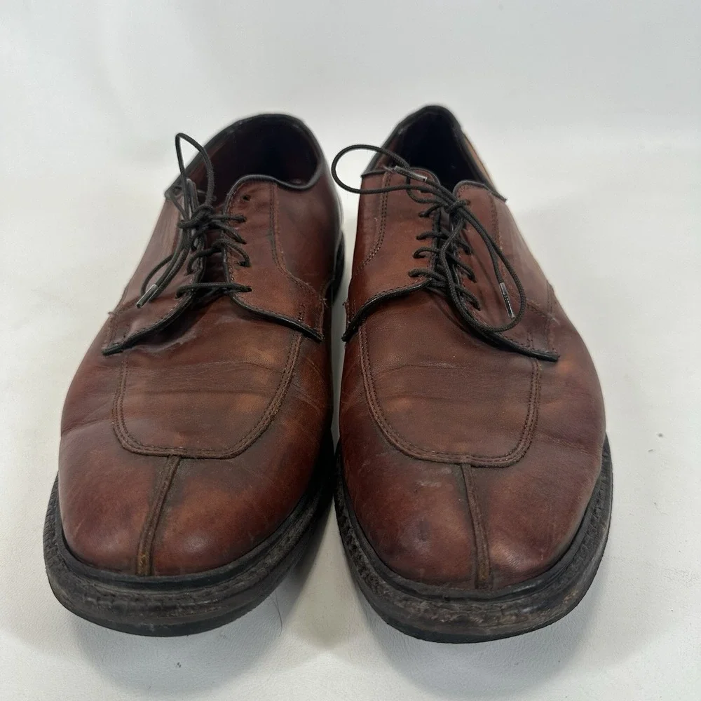 Allen Edmonds Ashton Split Toe Oxford‎ Shoes Men's Size 12 D Brown 1628